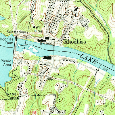 United States Geological Survey Granite Falls, NC (1970, 24000-Scale) digital map