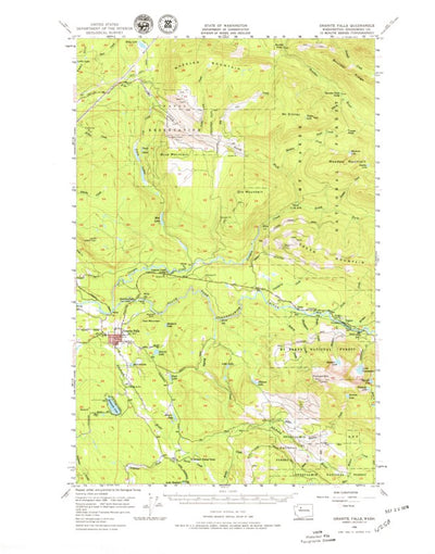 United States Geological Survey Granite Falls, WA (1956, 62500-Scale) digital map