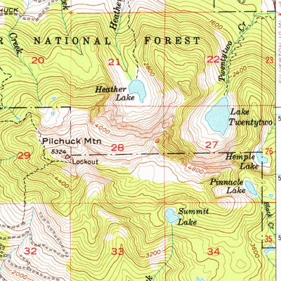 United States Geological Survey Granite Falls, WA (1956, 62500-Scale) digital map