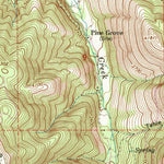 United States Geological Survey Granite Meadows, OR (1967, 24000-Scale) digital map