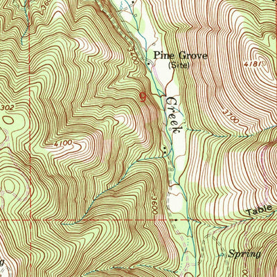 United States Geological Survey Granite Meadows, OR (1967, 24000-Scale) digital map