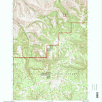 United States Geological Survey Granite Meadows, OR (1995, 24000-Scale) digital map