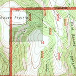 United States Geological Survey Granite Meadows, OR (1995, 24000-Scale) digital map