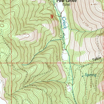 United States Geological Survey Granite Meadows, OR (1995, 24000-Scale) digital map
