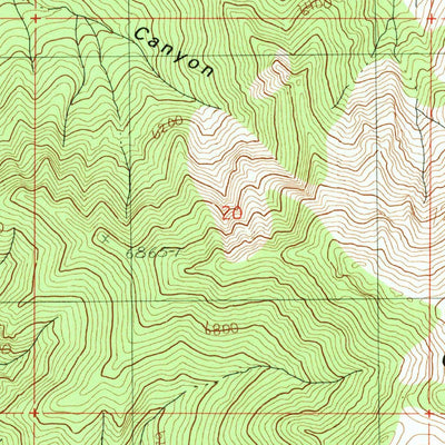 United States Geological Survey Granite Mountain, NV (1990, 24000-Scale) digital map