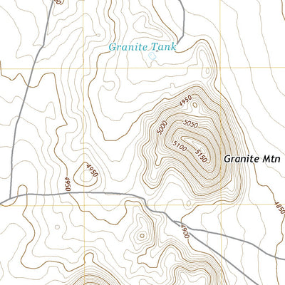 United States Geological Survey Granite Mountain, TX (2022, 24000-Scale) digital map