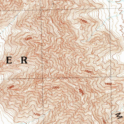 United States Geological Survey Granite Mountains South, AZ (1990, 24000-Scale) digital map
