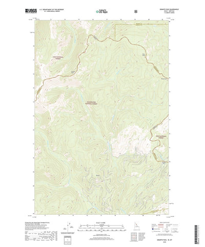 United States Geological Survey Granite Pass, ID (2020, 24000-Scale) digital map
