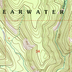United States Geological Survey Granite Pass, ID-MT (1994, 24000-Scale) digital map