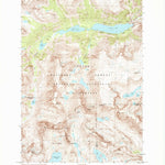 United States Geological Survey Granite Peak, MT (1986, 24000-Scale) digital map