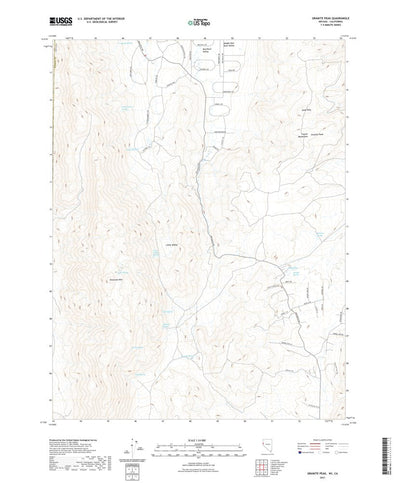 United States Geological Survey Granite Peak, NV (2021, 24000-Scale) digital map