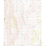 United States Geological Survey Granite Peak, NV-CA (1980, 24000-Scale) digital map