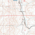 United States Geological Survey Granite Peak, NV-CA (1980, 24000-Scale) digital map