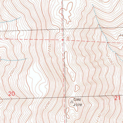 United States Geological Survey Granite Peak, NV-CA (1980, 24000-Scale) digital map
