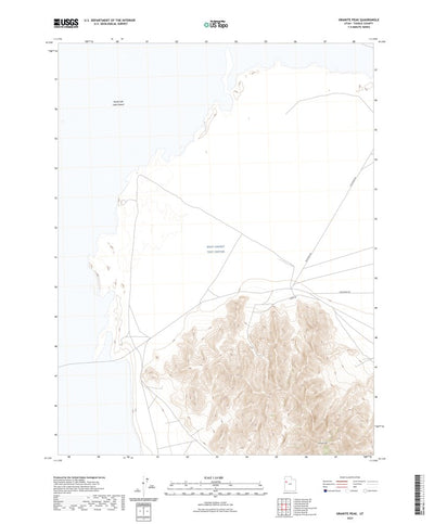 United States Geological Survey Granite Peak, UT (2023, 24000-Scale) digital map