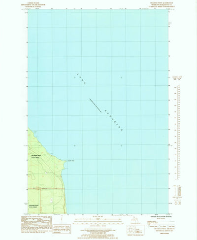 United States Geological Survey Granite Point, MI (1985, 24000-Scale) digital map