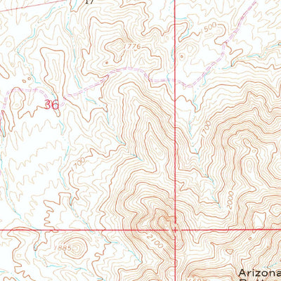United States Geological Survey Granite Reef Dam, AZ (1964, 24000-Scale) digital map