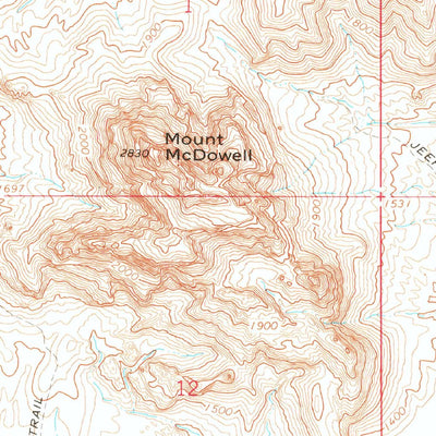 United States Geological Survey Granite Reef Dam, AZ (1964, 24000-Scale) digital map