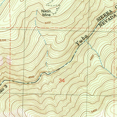 United States Geological Survey Graniteville, CA (1982, 24000-Scale) digital map