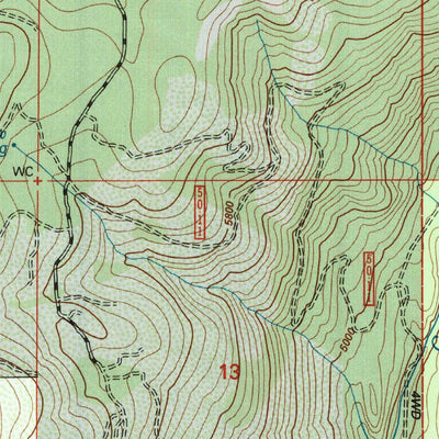 United States Geological Survey Graniteville, CA (2000, 24000-Scale) digital map
