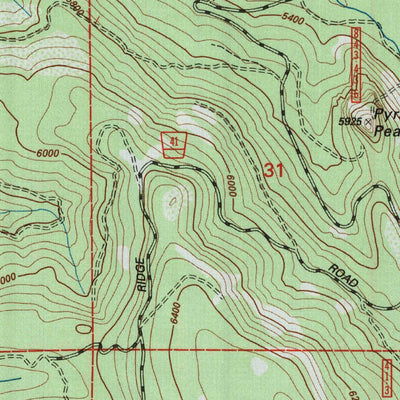 United States Geological Survey Graniteville, CA (2000, 24000-Scale) digital map