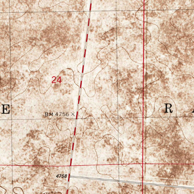 United States Geological Survey Granjean Well, NM (1981, 24000-Scale) digital map