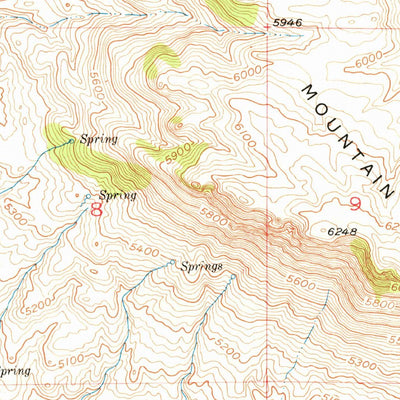 United States Geological Survey Grannis, MT (1951, 24000-Scale) digital map