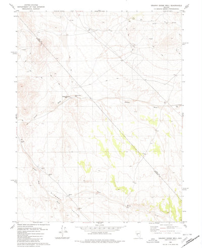 United States Geological Survey Granny Goose Well, NV (1980, 24000-Scale) digital map
