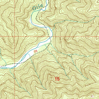 United States Geological Survey Granny Mountain, NM (1999, 24000-Scale) digital map