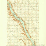 United States Geological Survey Grano, ND (1951, 62500-Scale) digital map
