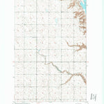 United States Geological Survey Grano SW, ND (1949, 24000-Scale) digital map