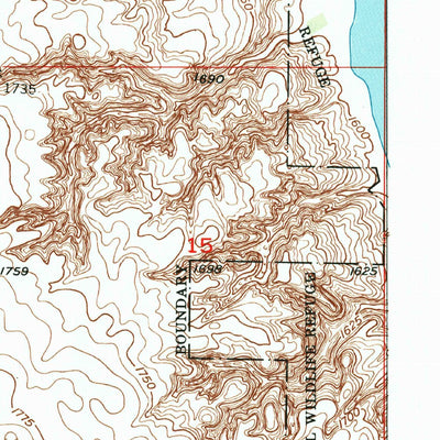 United States Geological Survey Grano SW, ND (1949, 24000-Scale) digital map