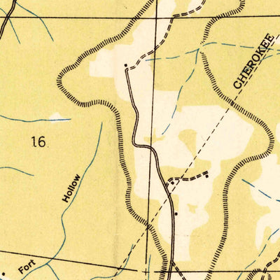 United States Geological Survey Grant, AL (1936, 24000-Scale) digital map