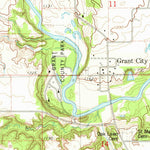 United States Geological Survey Grant City, IA (1980, 24000-Scale) digital map