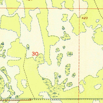 United States Geological Survey Grant, FL (1951, 24000-Scale) digital map