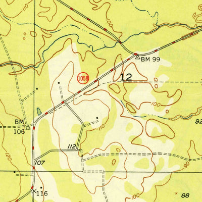 United States Geological Survey Grant, LA (1948, 24000-Scale) digital map