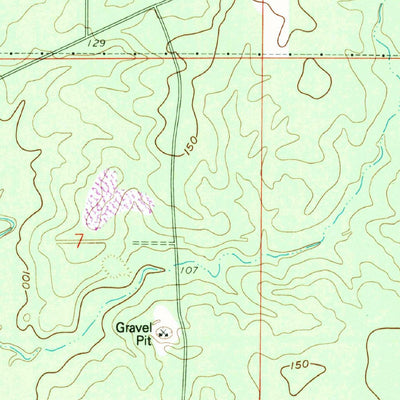 United States Geological Survey Grant, LA (1959, 24000-Scale) digital map