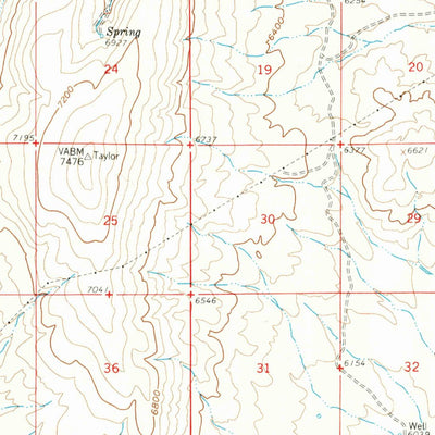 United States Geological Survey Grant, MT (1959, 62500-Scale) digital map