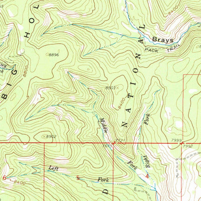 United States Geological Survey Grant, MT (1959, 62500-Scale) digital map