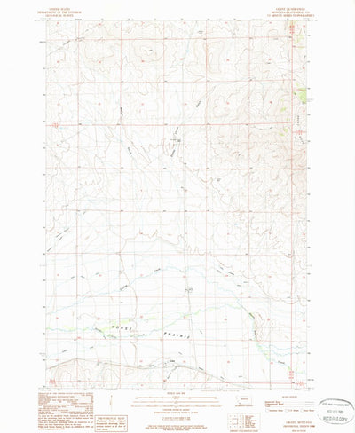 United States Geological Survey Grant, MT (1988, 24000-Scale) digital map
