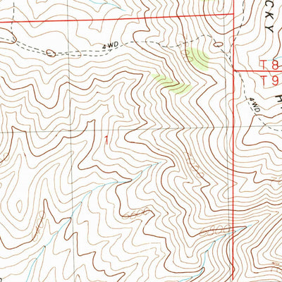 United States Geological Survey Grant, MT (1988, 24000-Scale) digital map