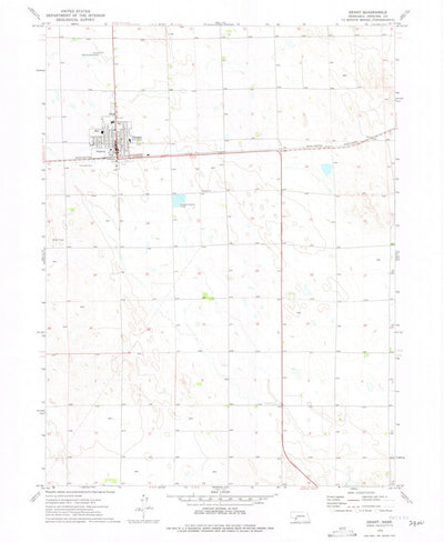 United States Geological Survey Grant, NE (1973, 24000-Scale) digital map