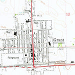 United States Geological Survey Grant, NE (1973, 24000-Scale) digital map