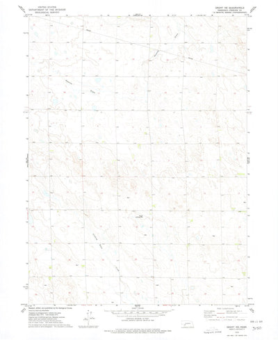 United States Geological Survey Grant NE, NE (1973, 24000-Scale) digital map