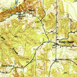 United States Geological Survey Grant, OK-TX (1949, 62500-Scale) digital map