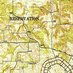 United States Geological Survey Grant, OK-TX (1949, 62500-Scale) digital map
