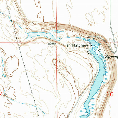 United States Geological Survey Grant Orchards, WA (1956, 24000-Scale) digital map