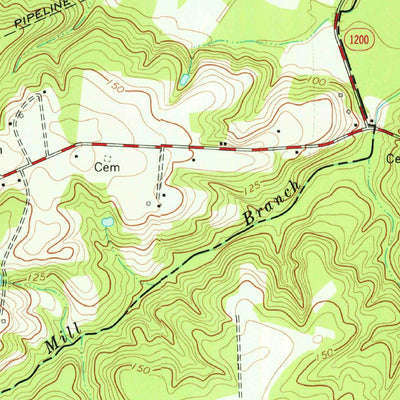 United States Geological Survey Grantham, NC (1974, 24000-Scale) digital map