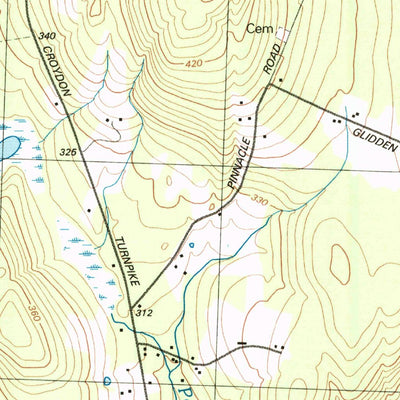 United States Geological Survey Grantham, NH (1998, 24000-Scale) digital map