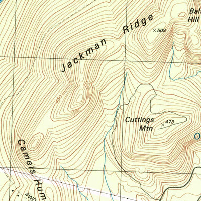 United States Geological Survey Grantham, NH (1998, 24000-Scale) digital map